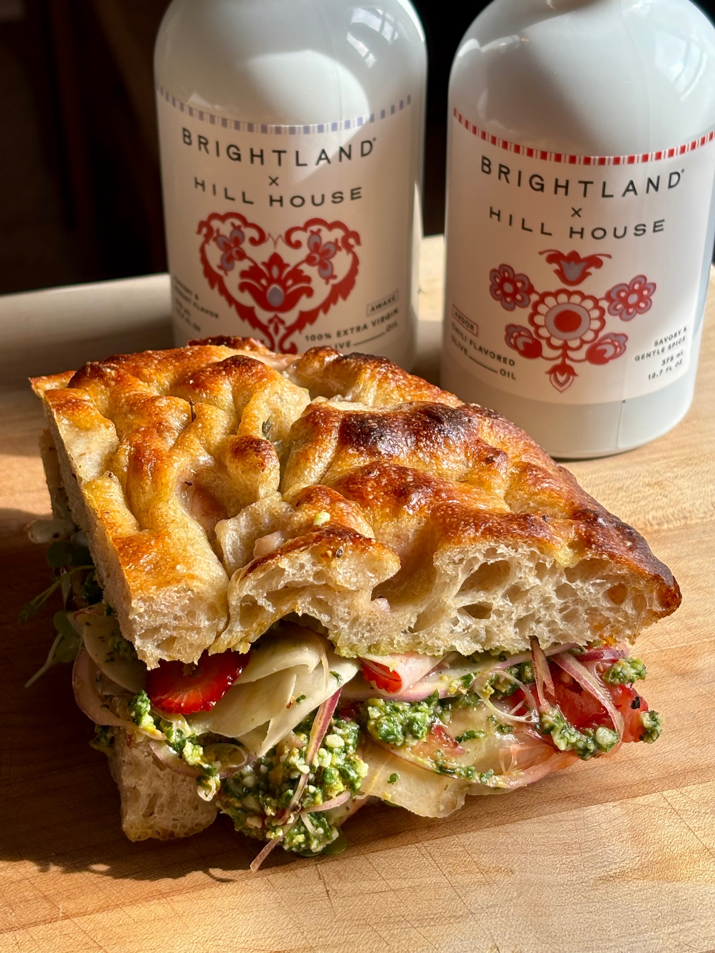 Spring Focaccia Sandwich