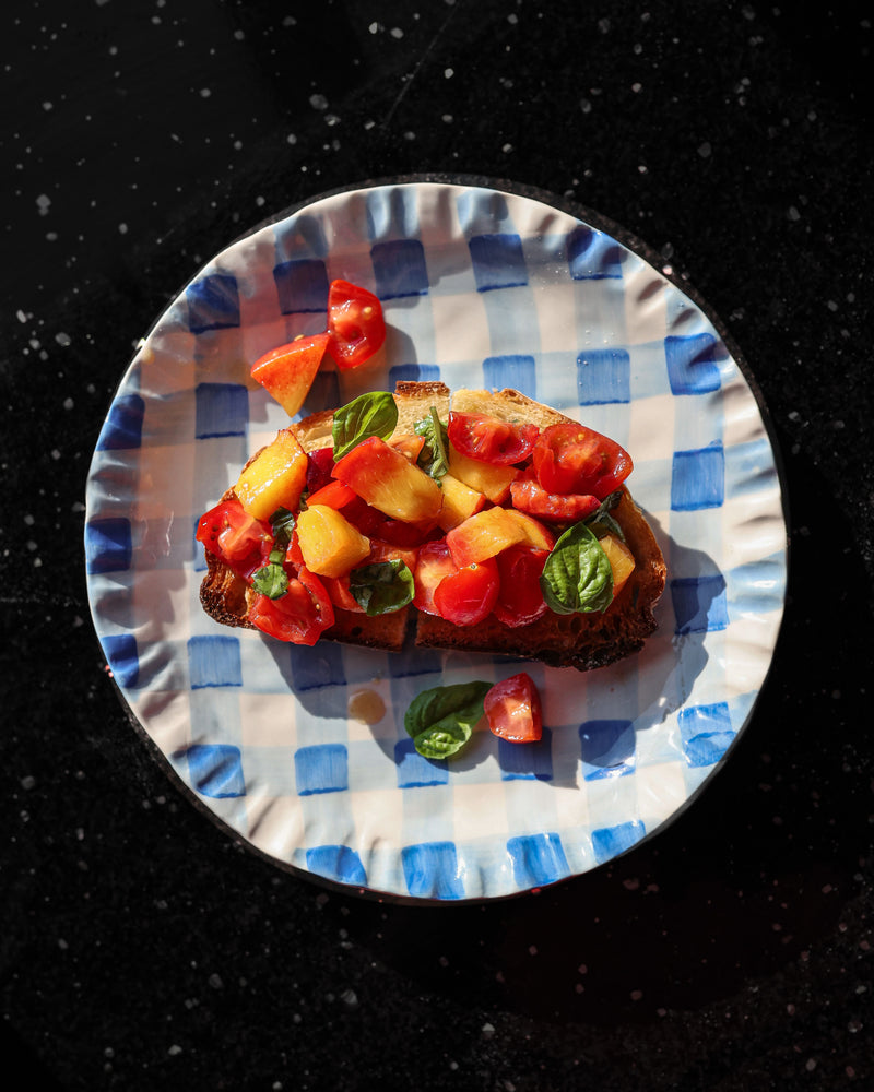 Peach Bruschetta